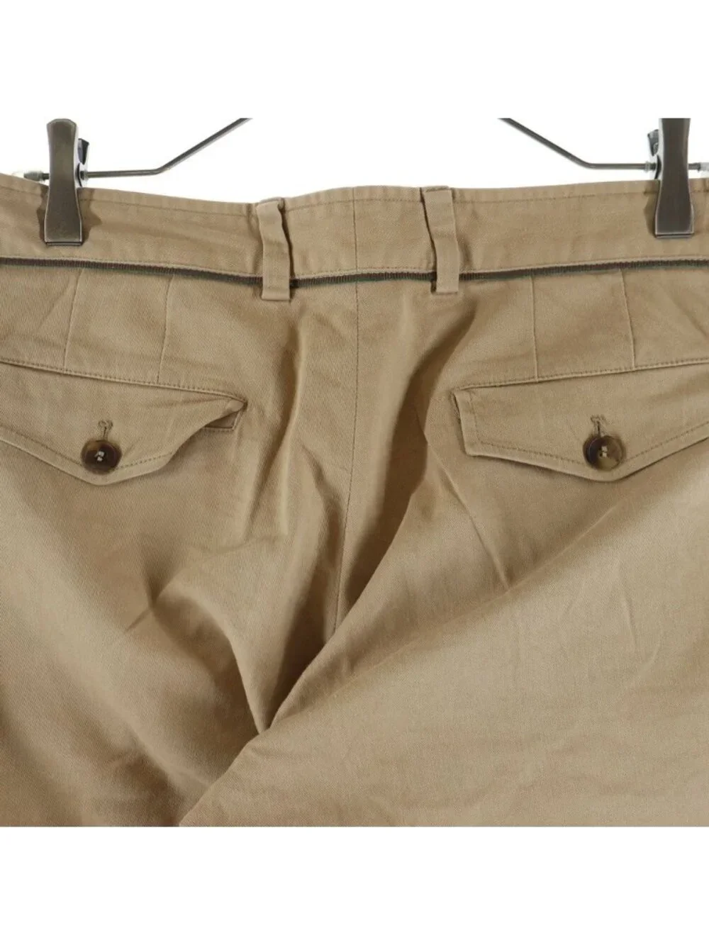 Gucci Skinny Pants Zip Fly Chino Beige